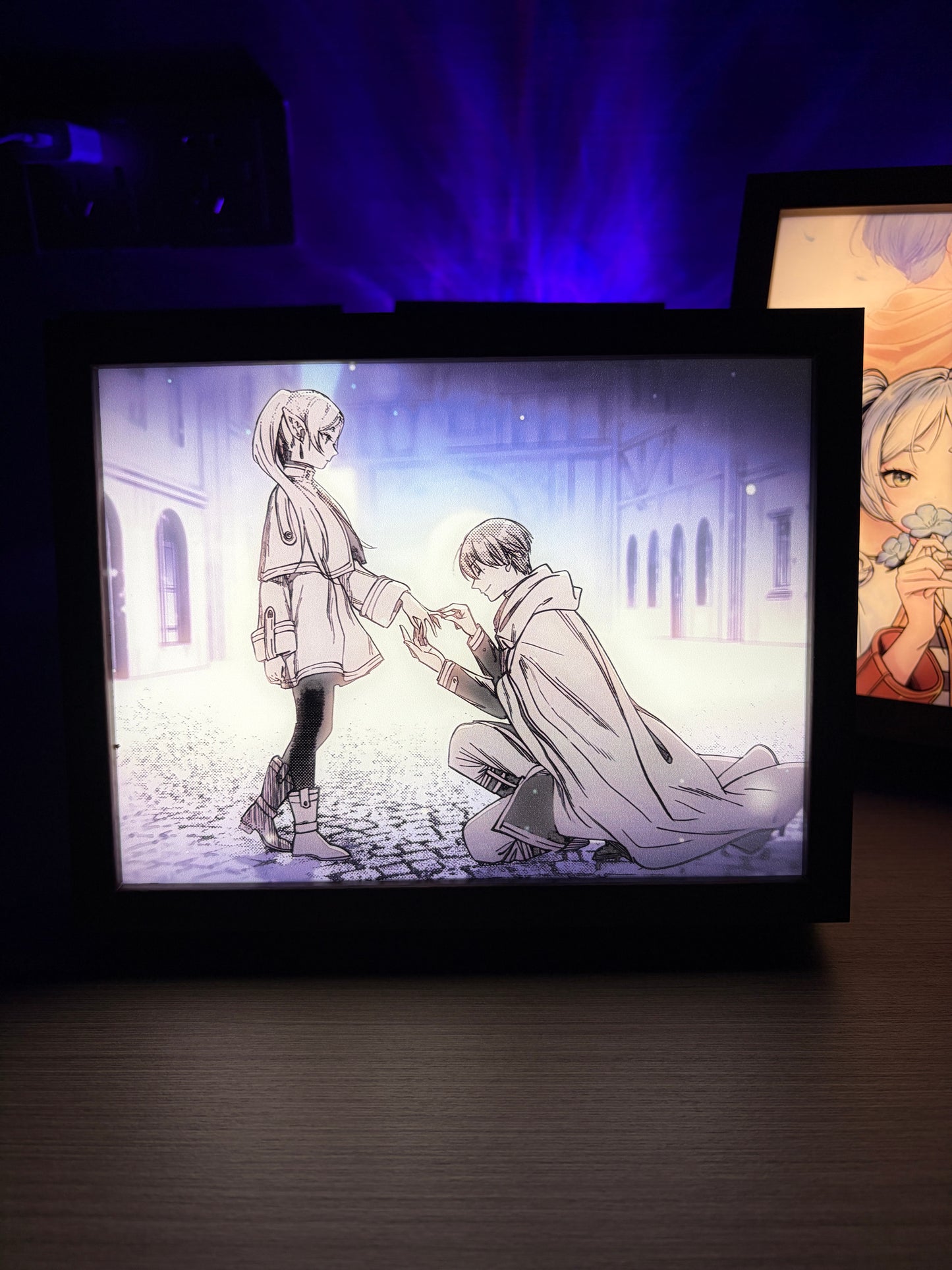 FRIEREN: Beyond Journey's End Anime Light Box Series – LED Light Painting Frames & Wall Art