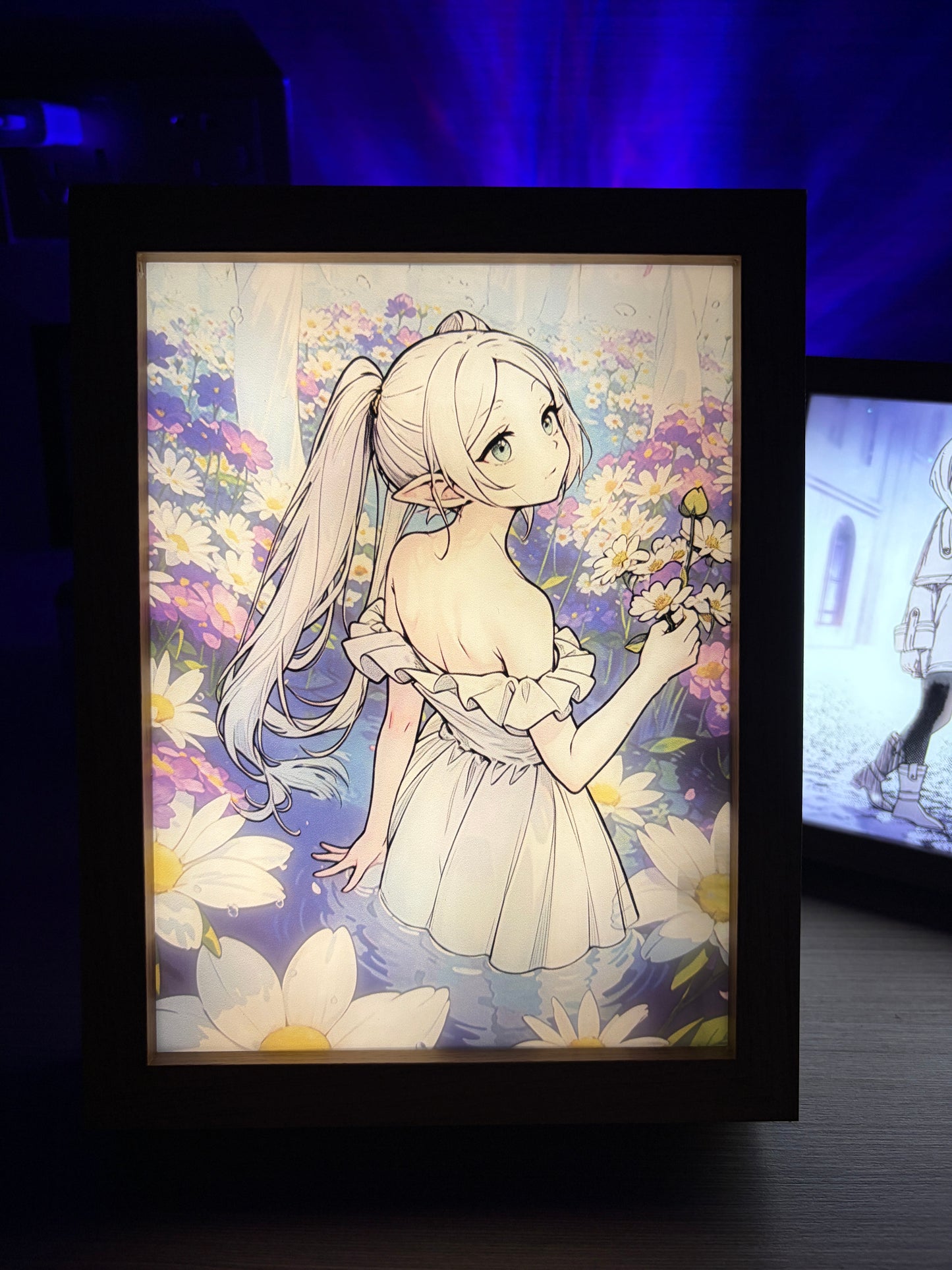 FRIEREN: Beyond Journey's End Anime Light Box Series – LED Light Painting Frames & Wall Art