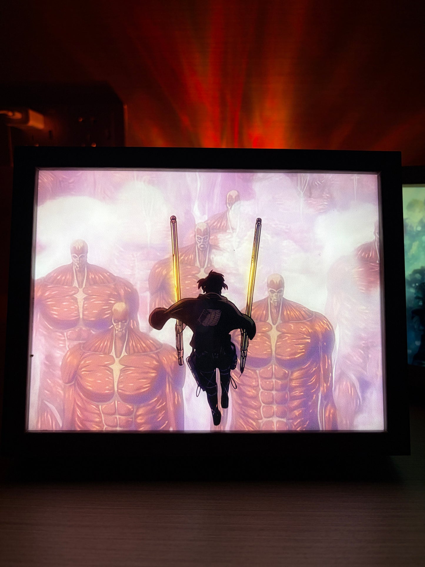 Attack on Titan Anime Light Box Series – LED Light Painting Frames & Wall Art
